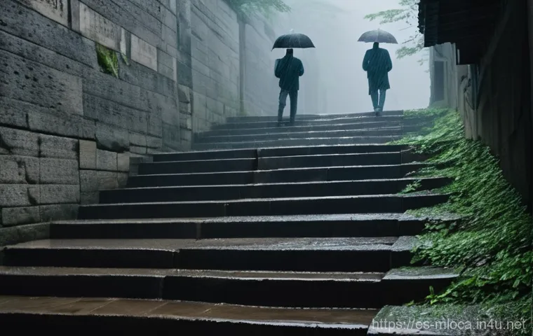 기생충 실제 촬영 장소 - **An evocative street scene featuring the exterior of "Doorae Supermarket" in Ahyeon-dong, Mapo-gu, ...