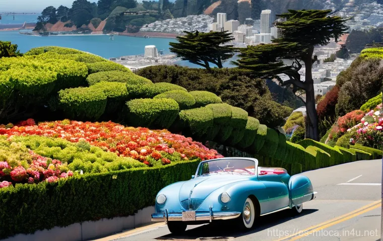 앤트맨 샌프란시스코 촬영지 - **Prompt 1: Lombard Street Cinematic Vista**
    "A picturesque, cinematic view of Lombard Street in...